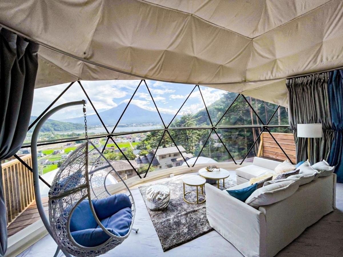 Mt,Fuji Glamping Terrace Minenohana - Vacation Stay 35711V Fujikawaguchiko Ngoại thất bức ảnh