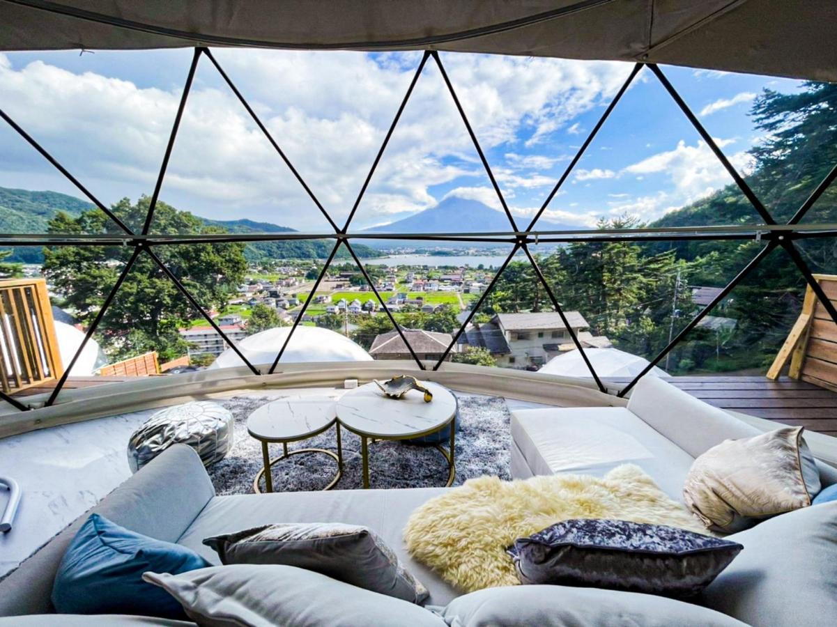 Mt,Fuji Glamping Terrace Minenohana - Vacation Stay 35711V Fujikawaguchiko Ngoại thất bức ảnh