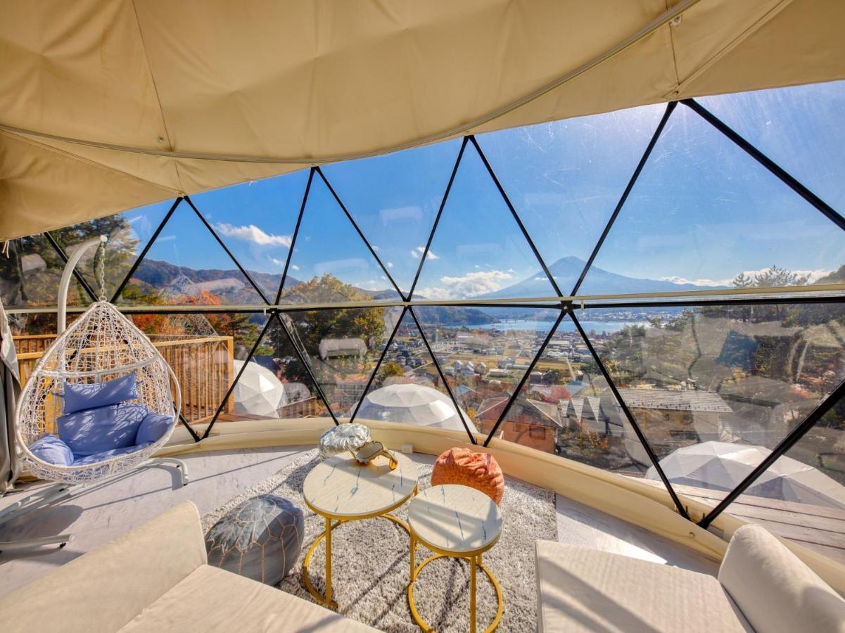 Mt,Fuji Glamping Terrace Minenohana - Vacation Stay 35711V Fujikawaguchiko Ngoại thất bức ảnh