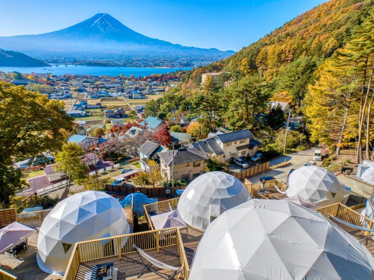 Mt,Fuji Glamping Terrace Minenohana - Vacation Stay 35711V Fujikawaguchiko Ngoại thất bức ảnh