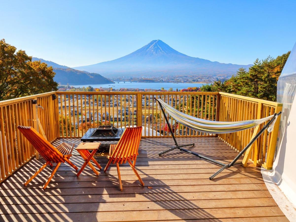 Mt,Fuji Glamping Terrace Minenohana - Vacation Stay 35711V Fujikawaguchiko Ngoại thất bức ảnh