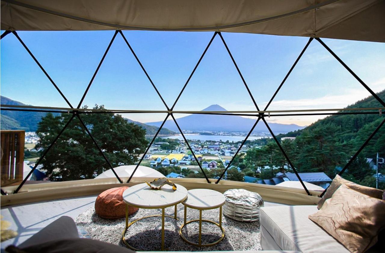 Mt,Fuji Glamping Terrace Minenohana - Vacation Stay 35711V Fujikawaguchiko Ngoại thất bức ảnh